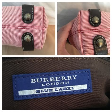 burberry blue and black label|is burberry blue label authentic.